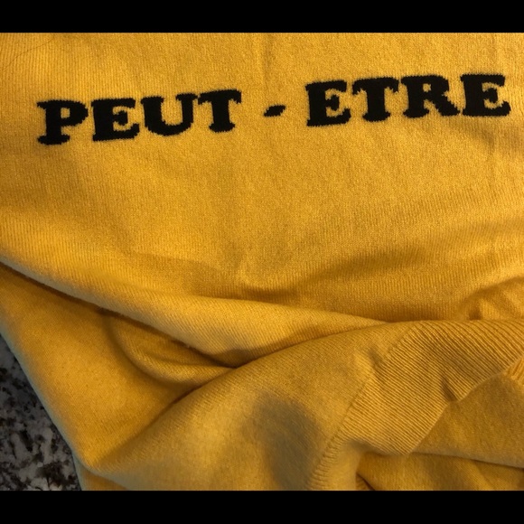 cashmere sweater "maybe" in french 100 % cashmere - Picture 7 of 8